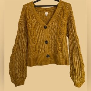 Knit Sweater Cardigan Top
